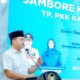 BUPATI Batubara Ir. H. Zahir, M.AP dan Ketua TP.PKK Ny. Hj. Maya Indriasari, Zahir, SE pada Jambore Kader Dasawisma TP PKK Kabupaten Batubara tahun 2023. Waspada/Ist
