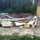 SATU lokal gedung SDN 057769 di Dusun Aras Napal, Desa Bukitmas, Kec. Besitang, yang sudah tiga bulan rubuh, hingga kini belum juga diperbaiki. Waspada/Ist