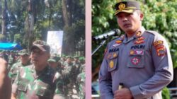 Dandim 0212/TS Letkol Inf Amrizal Nasution memimpin persiapan pengamanan Pilkades serentak di Madina, Kapolres Mandailing Natal AKBP Reza Chairul Akbar Sidik Sik, SH, MH menyatakan 1.333 diturunkan ke 256 desa. Waspada/Ist