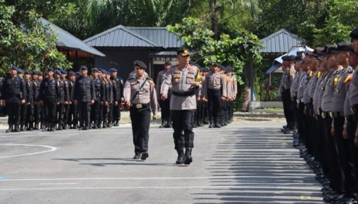 Polres Amankan 495 TPS Di Pilkades Serentak Madina
