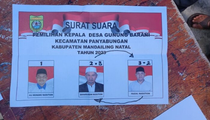 Kertas Suara Salah, Pilkades 6 Desa Di Madina Ditunda