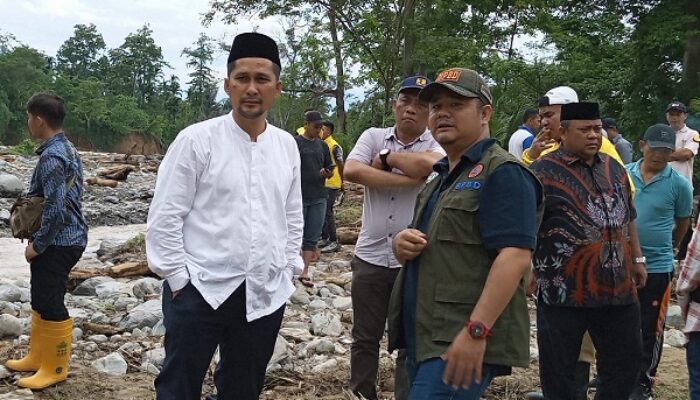 Pj Bupati Agara Tinjau Tiga Lokasi Banjir