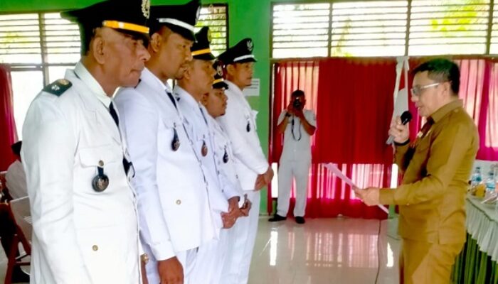 Lima Keuchik Di Kembang Tanjong Dilantik