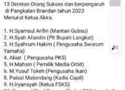 Sederet Nama Orang Sukses Dan Berpengaruh Di P.Brandan Viral Di Medsos 