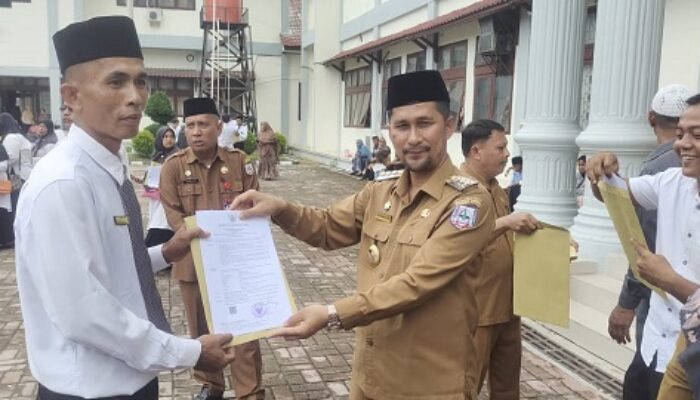 455 PPPK Agara Terima SK Pengangkatan