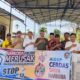 Kasat Resnarkoba Polres Agara, Iptu Erwinsyah Putra foto bersama seusai acara. Waspada/Seh Muhammad Amin