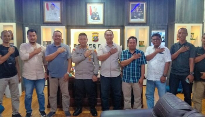 Kapolres Silaturahmi Dengan Pewarta Polres Binjai