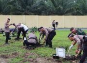 Polres Palas Sukseskan Program Penanaman 1000 Pohon