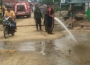 Pemkab Agara Bersihkan Lumpur Di Tiga Lokasi