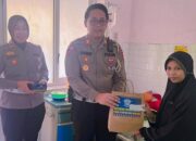 Ditlantas Polda Aceh Peduli Stunting, Polres Langsa Berikan Asupan Gizi Dan Susu