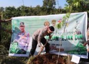 Mapolres Tapsel ‘Dikepung’ 1.500 Bibit Pohon