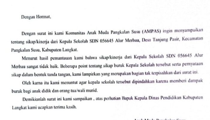Buntut Penggelapan PIP, Wali Murid Minta Kasek Dicopot