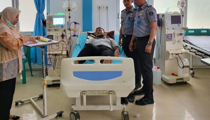 WBP Lapas Lhokseumawe Jalani Cuci Darah Rutin