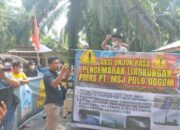 Tolak Pembakaran Tankos, Warga Geruduk Pabrik PT. MASJ Pulo Dogom