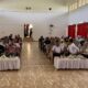 Direktur PT Cut Meutia Medika Nusantara (CMN), Ir. Ernawati saat membuka kegiatan pembinaan jejaring rujukan pelayanan Obstetri Neonatal Emergency Komprehensif dan Pencegahan Stunting kepada para tenaga medis di wilayah Kota Langsa, Aceh Tamiang dan Aceh Timur di Gedung Wisma Bina Warga PTPN I, Kamis (3/8). Waspada/dede