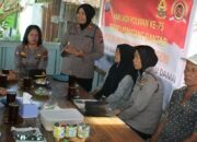 Polwan Polres P. Siantar Curhat Kamtibmas Dan Beri Bansos