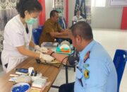 Rutan Kelas IIB Humbahas Kemenkumham Sumut Gelar Donor Darah