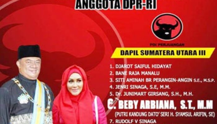 Putri Kandung Dato’ Seri Syamsul Arifin, Beby Arbiana Maju Caleg DPR RI