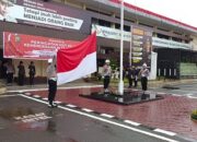 Waka Polrestabes Medan Irup Upacara Peringatan HUT RI Ke-78 Di Mapolrestabes