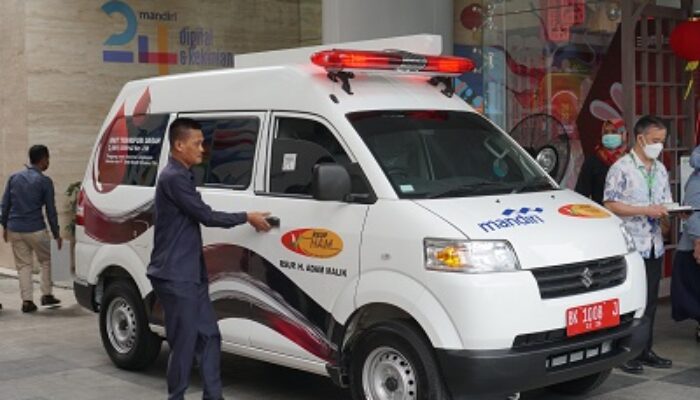 RSUP HAM Gelar Donor Darah Mobile Kerja Sama Dengan Bank Mandiri