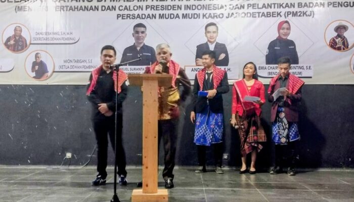 Musa Bangun: Muda Mudi Karo Harus Proaktif Ikut Memilih Pemimpin Bangsa
