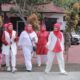 Satuan Polisi Pamong Praja (Satpol-PP) Kota Medan menggelar acara yang diisi dengan berbagai kegiatan di lapangan Cadika, Medan Johor, Jumat (18/8). Waspada/Ist