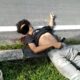 SEORANG pengendara sepeda motor tewas setelah kecelakaan tunggal di Jalan Juanda, Minggu (20/8). Waspada/Ist