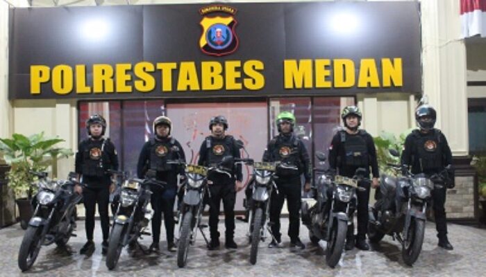 Tekan Aksi Bandit Jalanan, Tim Anti Begal Polrestabes Medan Intensifkan Patroli