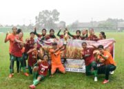 Tim Sepakbola Putri Asahan Puas Juara