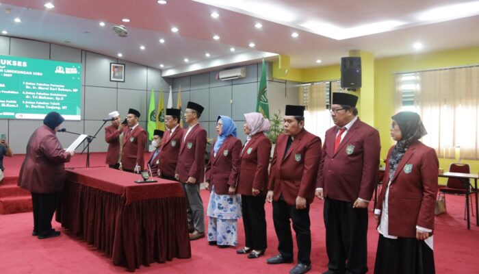Rektor UISU Lantik 9 Dekan