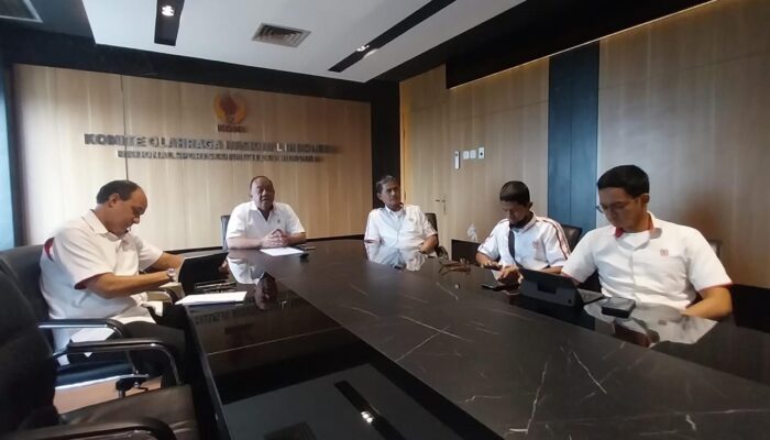 Marciano Ajak Humas KONI Semarakkan Hitung Mundur PON XXI