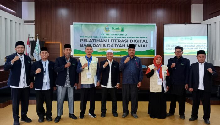 PW IKADI SUMUT Gelar Pelatihan Literasi Digital Bagi Da’i dan Da’iyah Milenial