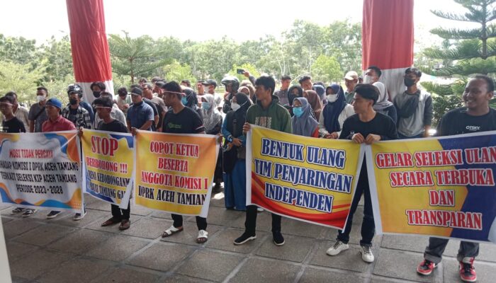 Demo FMPT: KPU RI Diminta Batalkan Hasil Seleksi KIP Aceh Tamiang