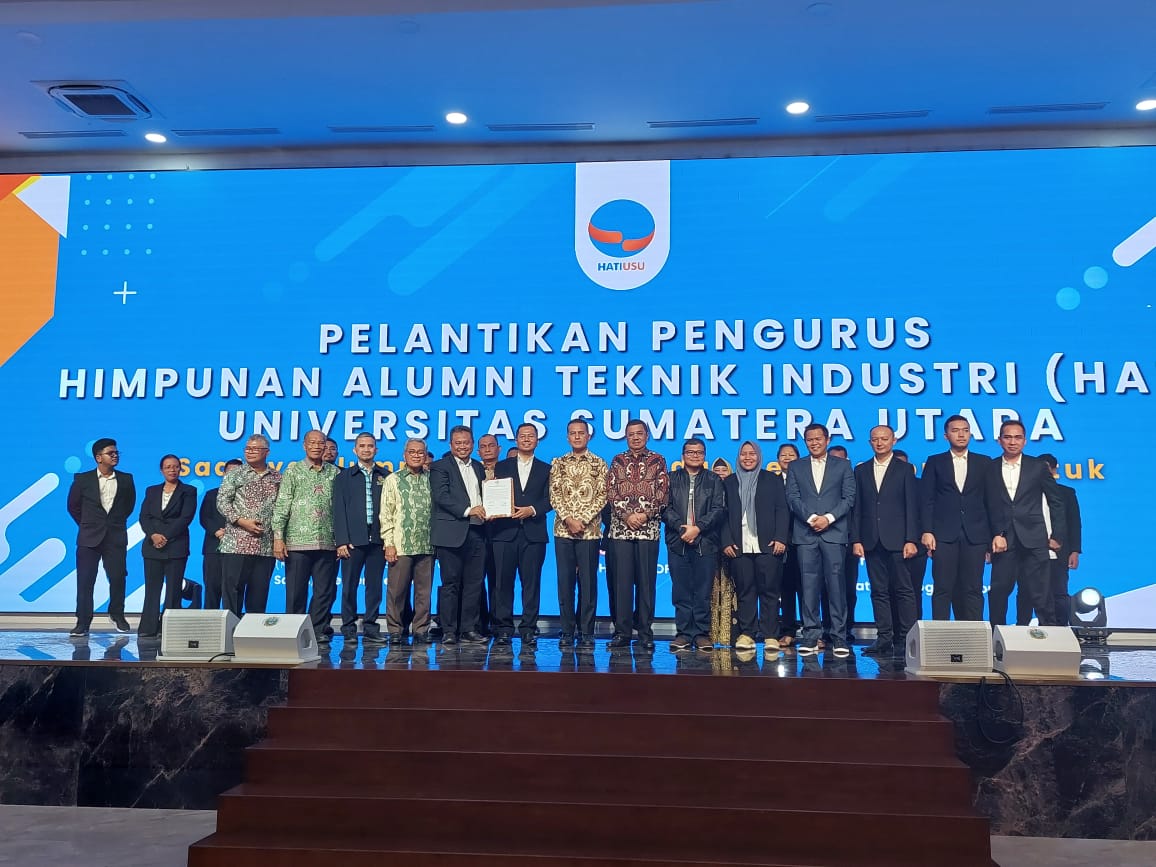 Harun Al Rasyid Dilantik Jadi Ketua HATI, Wagubsu Pesan Berikan Kontribusi Untuk Almamater