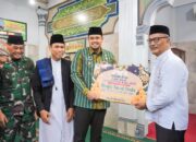 Tambahi Bantuan APBD, Bobby Nasution dan Pimpinan Perangkat Daerah Gotong Royong Bantu Dana Pembangunan Menara Masjid Nurul Huda