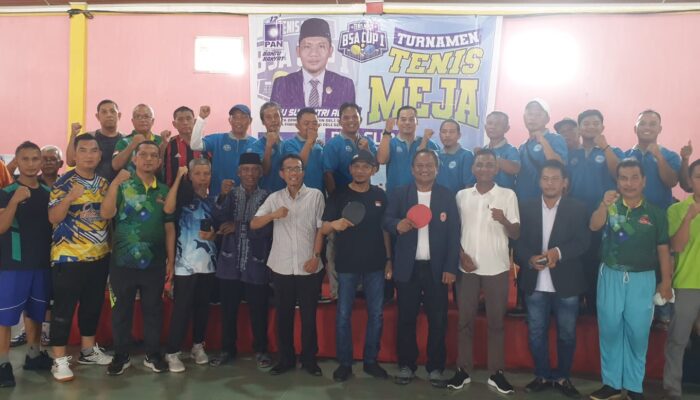 Ketua KONI DS Buka Tenis Meja BSA Cup I 2023