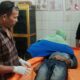 Polres P. Siantar Evakuasi Korban Meninggal Di Gerbang Pasar Dwikora 