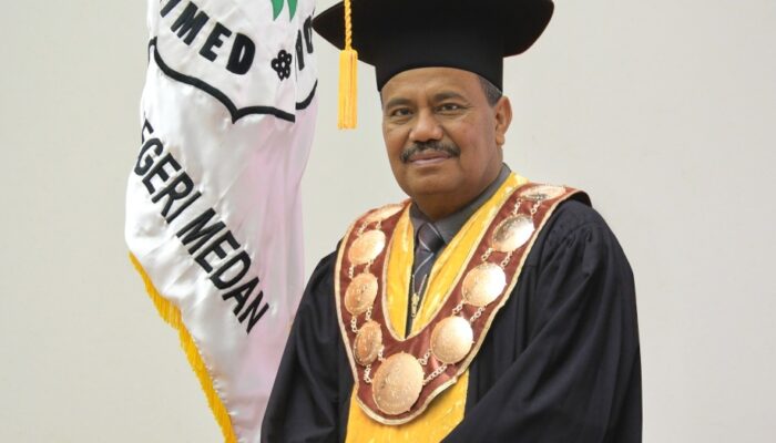 Prof. Dr. Baharuddin Rektor Unimed Periode  2023-2027