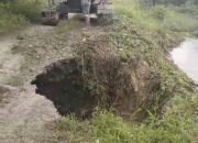 Tanggul Sungai Kualuh Di Labura Kembali Jebol