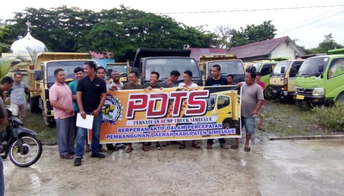Bawa Dump Truck, PDTS Audiensi Ke DPRK Simeulue