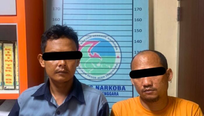 Polres Agara Amankan Dua Tersangka Pemilik Sabu