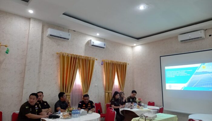 Soal Jalur SUTT 70 kV Gunung Sitoli-Teluk Dalam, PLN Ekspose Masalah Sosial Di Kejari Nisel