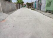 Pemko Beton Jalan di Medan Marelan