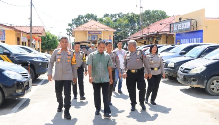 Polres Labuhanbatu Terima Tim Survei Evaluasi Pelayanan Masyarakat Poldasu