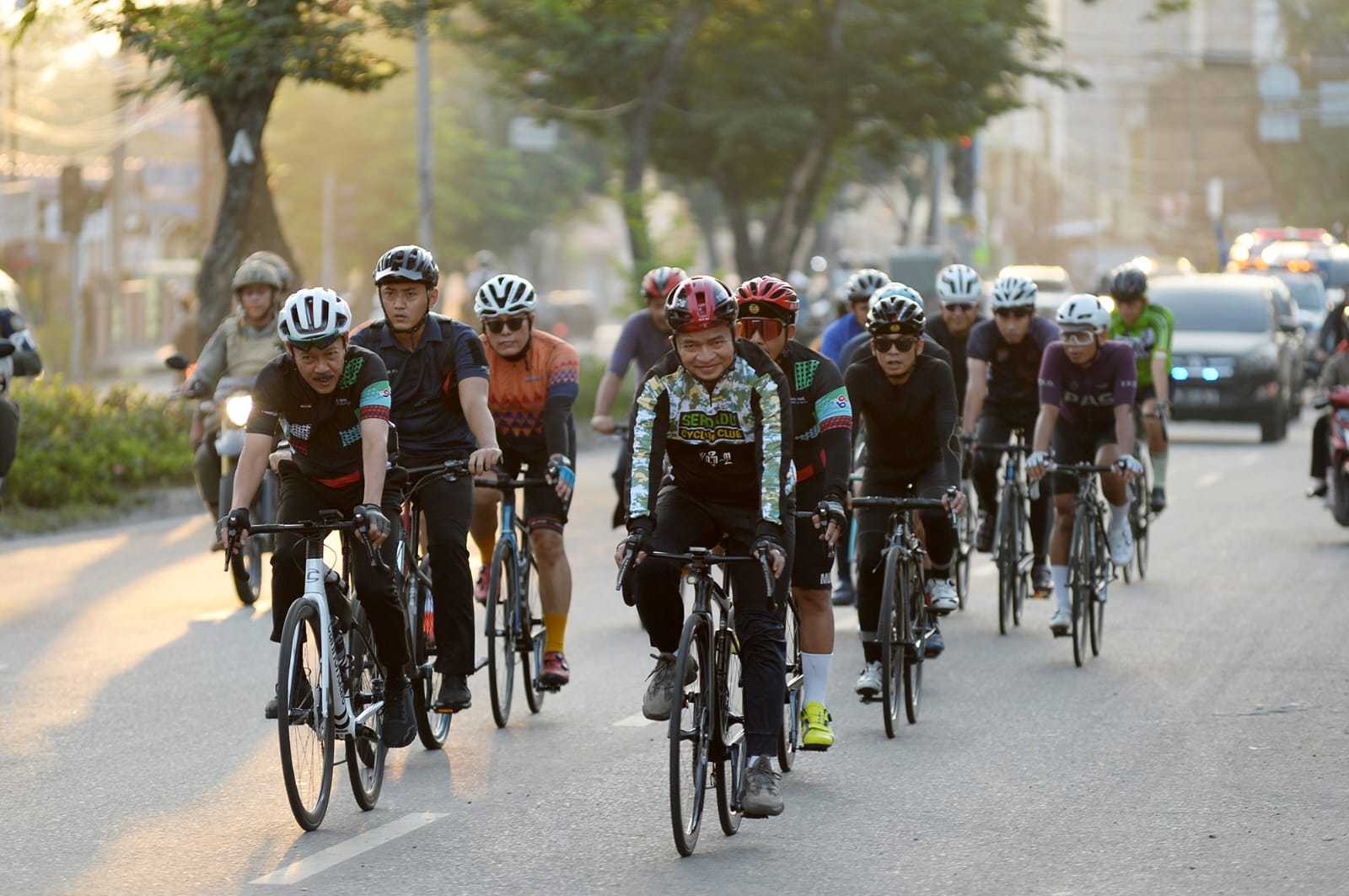 Pj. Gubsu Sapa Masyarakat Lewat Kegiatan Gowes
