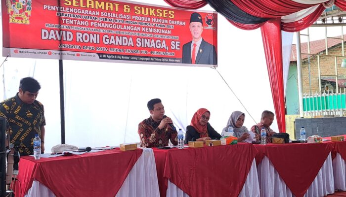 Sosperda Penanggulangan Kemiskinan, David Roni Ganda Berharap Hak Warga Dapat Terpenuhi