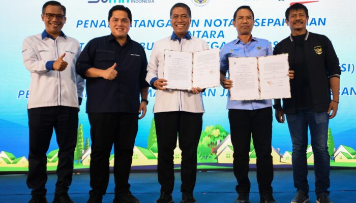 Erick Thohir Apresiasi Bank BTN Sediakan Rumah Bagi Atlet Sepakbola