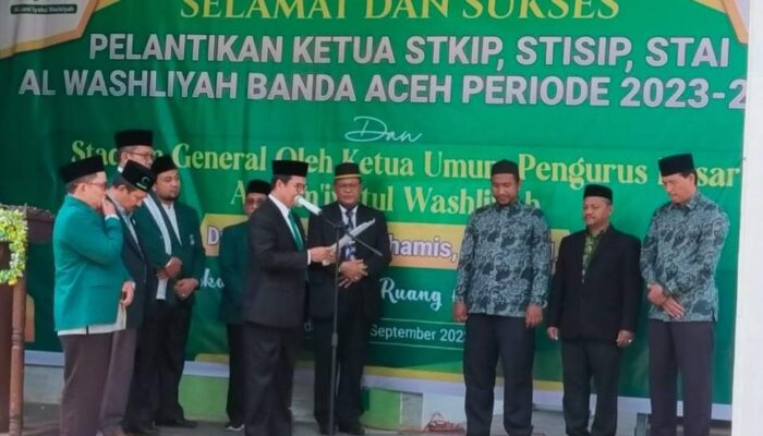 PB Al Washliyah Lantik Tiga Ketua Perguruan Tinggi