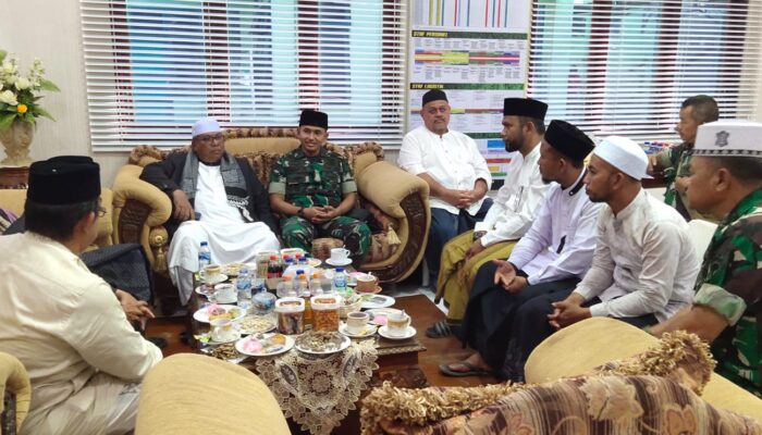 Pimpinan Dayah Aceh Utara Dan Lhokseumawe Silaturahmi Dengan Dandim 0103