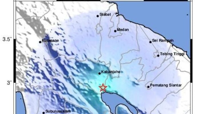Warga Kabanjahe Rasakan Gempa